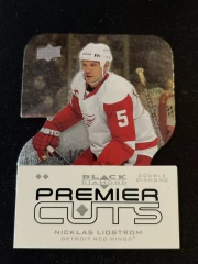 2008-09 UD Black Diamond Double Premier Cuts #PDC35 Nicklas Lidstrom